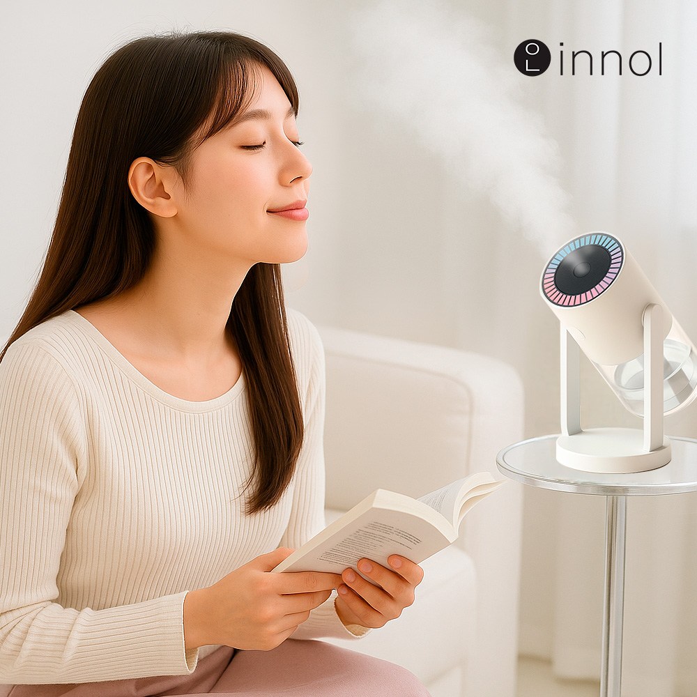 이놀 스윙 미스트 3세대 무소음 600ml 초음파 미니가습기 14,060원