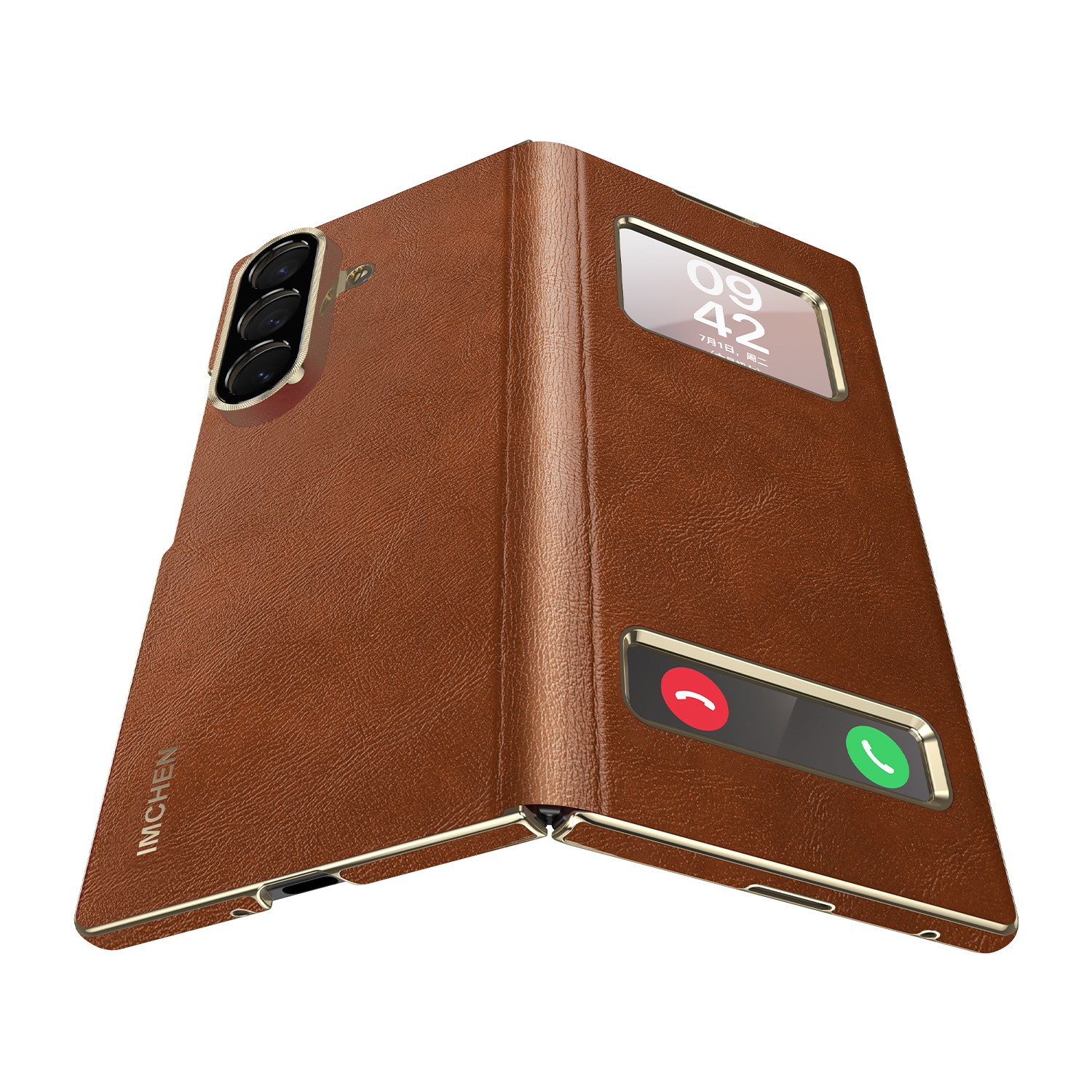 고급 비즈니스 풀커버 갤럭시 Z폴드7 케이스 힌지 액정 보호 뷰 커버 케이스 69,900원