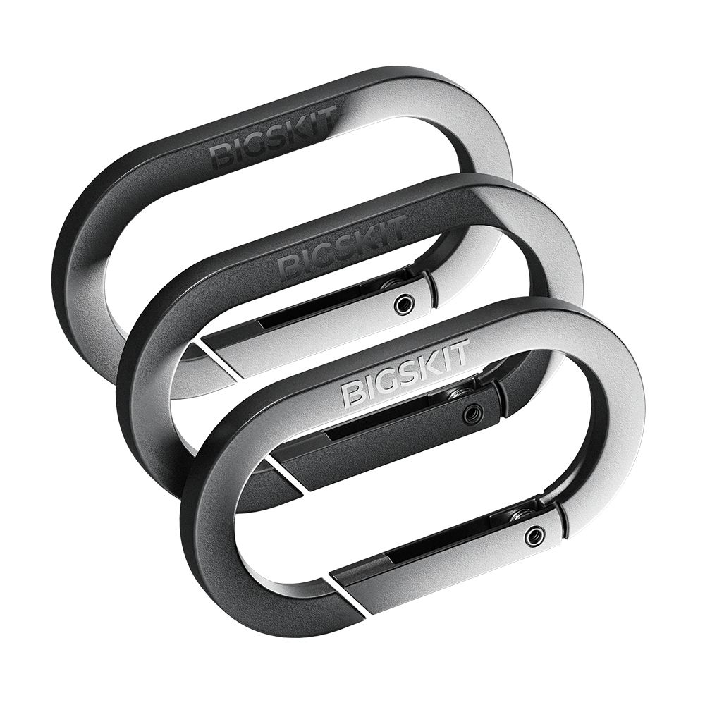 빅스킷 고강도 카라비너 키링 키홀더 열쇠고리, 실버, 3개 6,800원