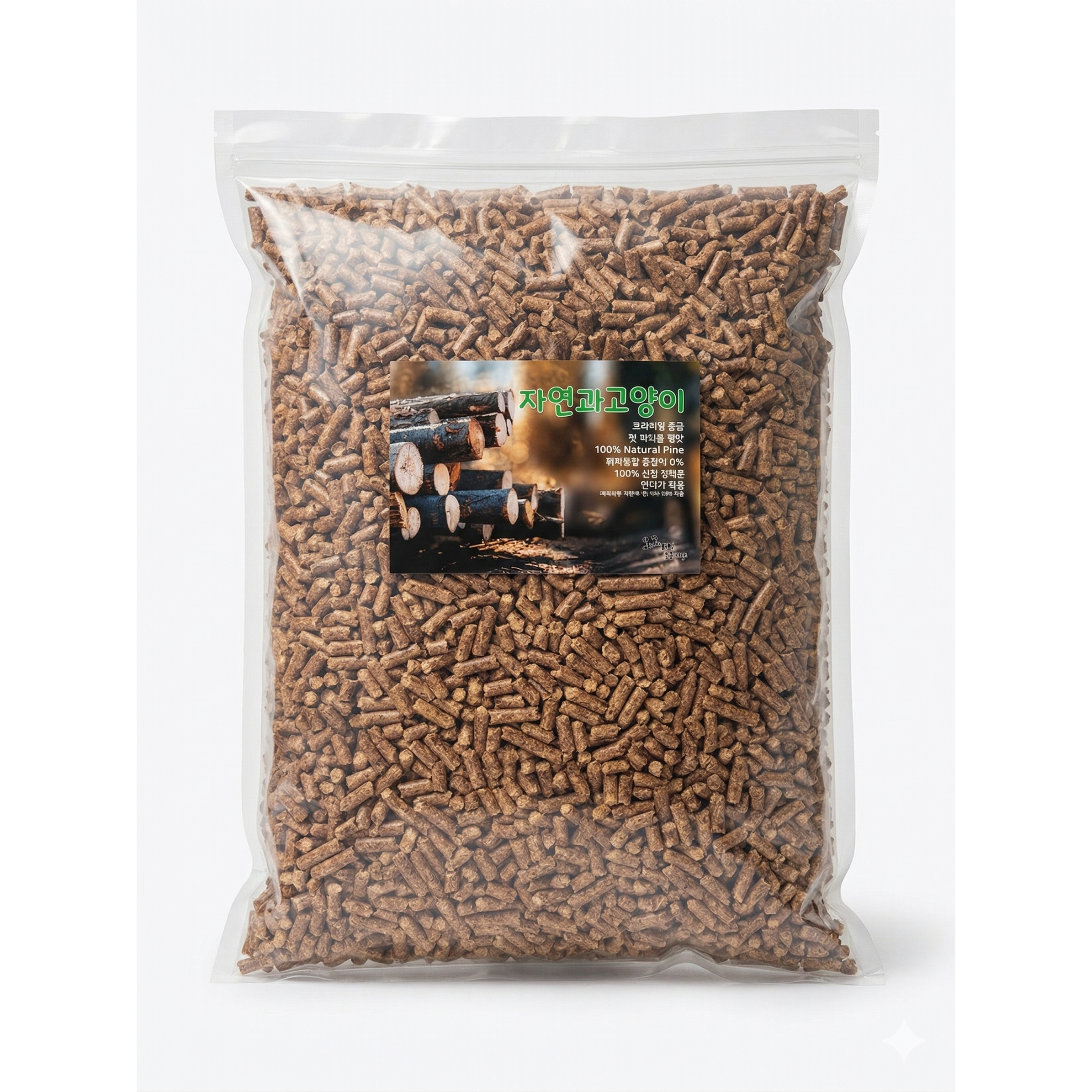 자연과고양이 국내산 우드펠릿 고양이 모래 흡수형 강력탈취 무먼지, 나무향, 1개, 4.5kg 9,300원