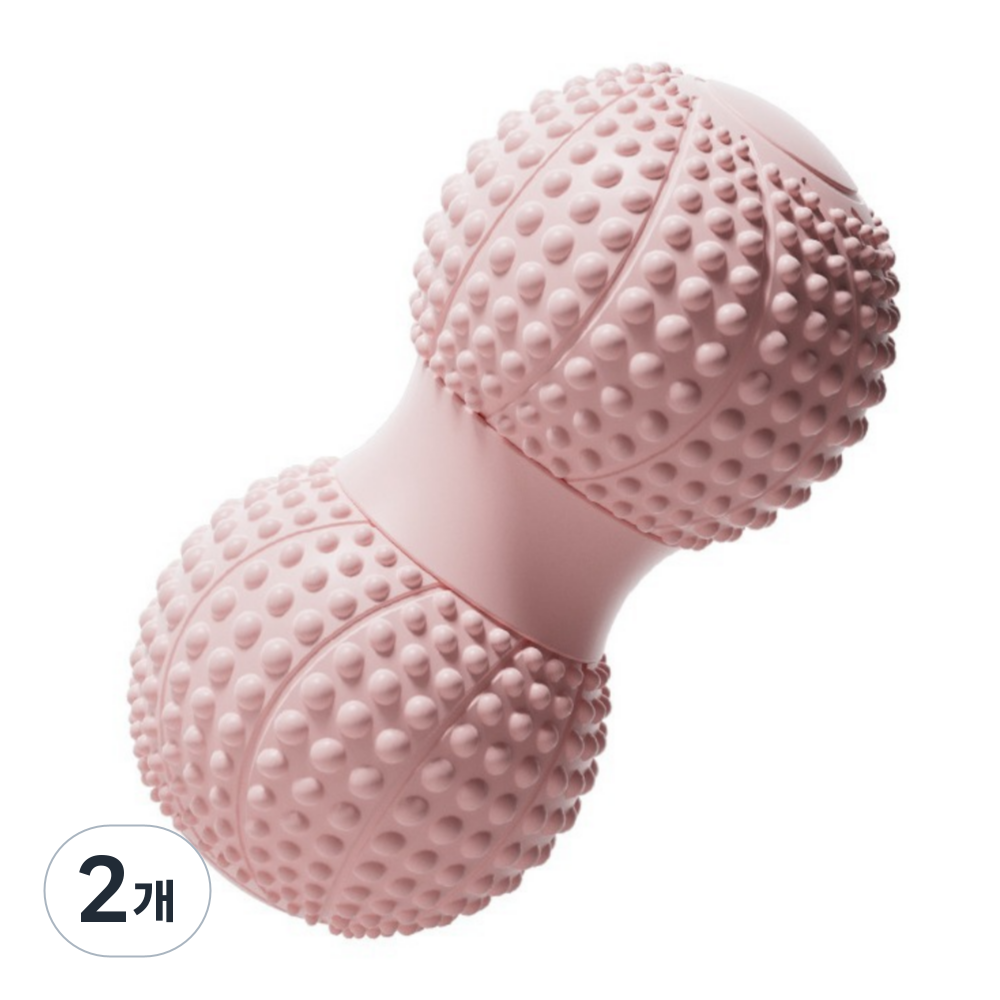 맘스픽 마사지볼 더블 땅콩볼 림프 혈액순환 손목 어깨 발바닥 근육이완 압박 지압볼, 그린, 2개 16,280원