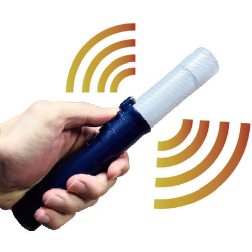 충전식 다기능 전자호각 / 유도봉 안전봉 LED 주차봉 신호봉 후레쉬 순찰, 충전식, 1개 19,800원