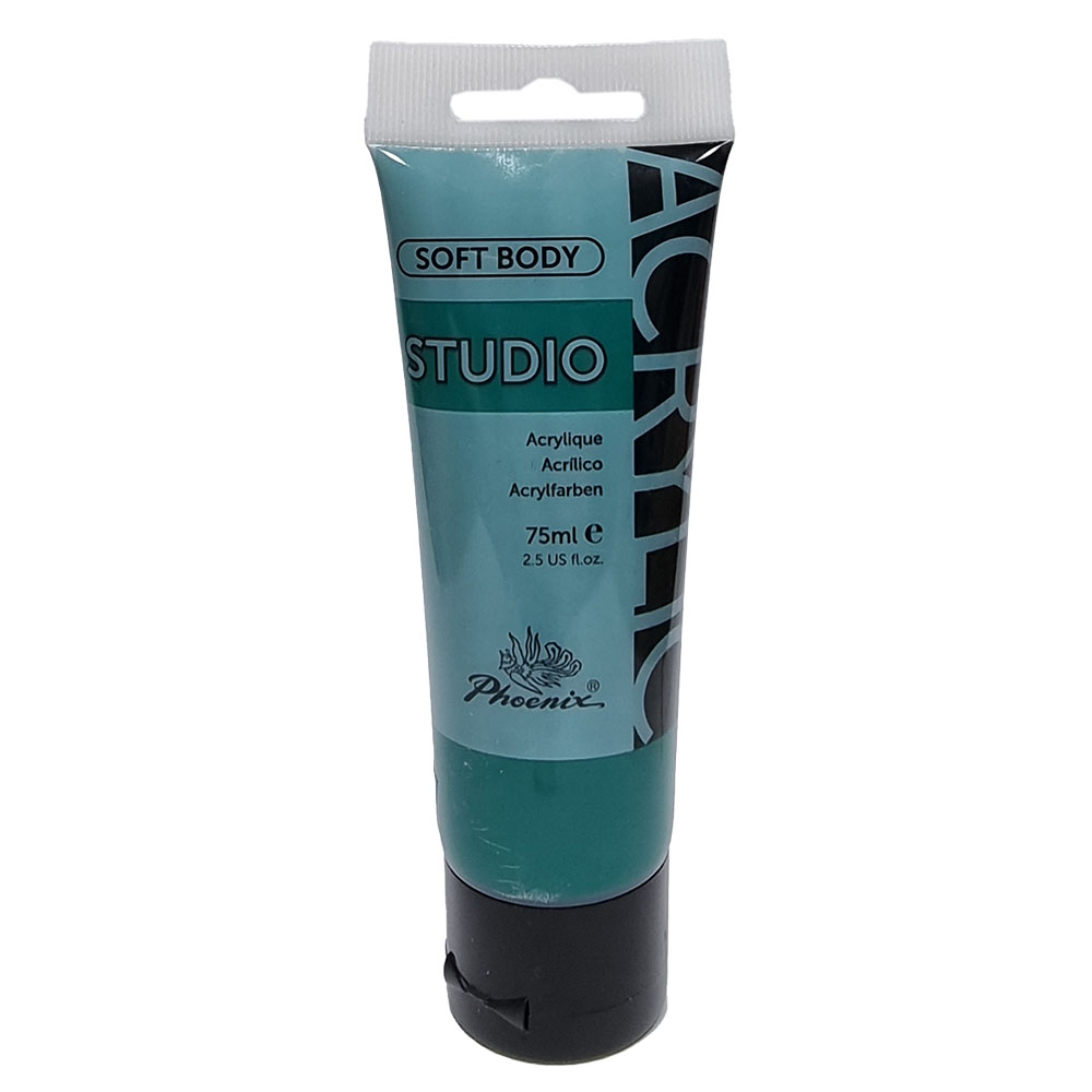 아크릴물감 STUDIO 75ml 560 Viridian/ 리필낱색 화방 미술그리기 회화 diy 공예 디자인 인테리어재료 2,500원