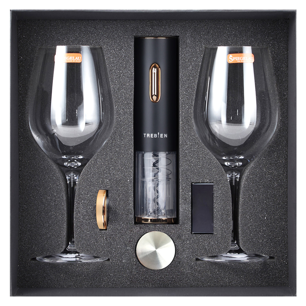 슈피겔라우 트레비앙 비노비노 보르도잔 620ml x 2p + 충전식 전동와인오프너 스모키블랙 T-1000 선물세트 120,210원