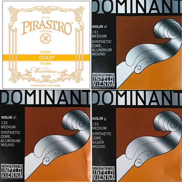 피라스트로 골드 이 + 도미넌트 에이디쥐 바이올린현 스트링 세트 볼 앤드 81,120원