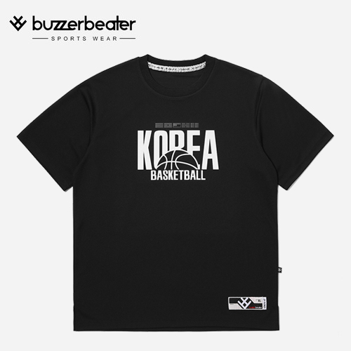 [버저비터] 농구 반팔 검정 블랙 KOERA REFLEX 티셔츠 TEE_BLACK 36,000원