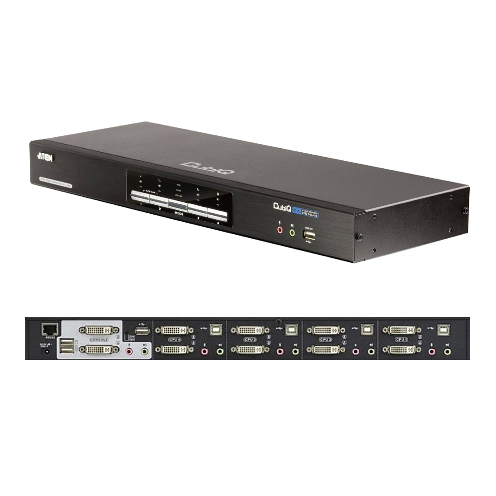 ATEN CS1644A 4포트 USB2.0 DVI 듀얼뷰 KVMP 스위치 케이블 4SET 포함 840,000원