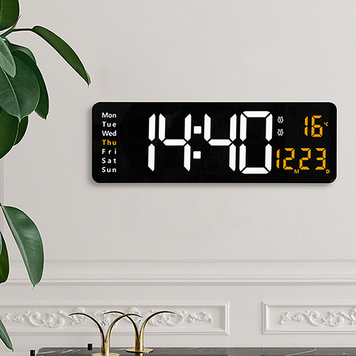 넥스원 LED 직사각  크로노그래프 디지털 벽시계 41,490원