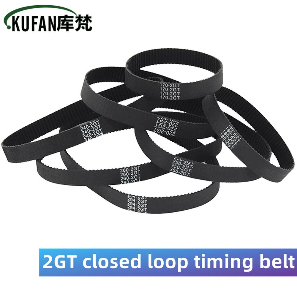 GT2 폐쇄 루프 타이밍 벨트 고무 2GT 6mm 3D 프린터 부품, 110 112 122 158 200 280 300 400 610 852 mm 동기 부품 8,400원