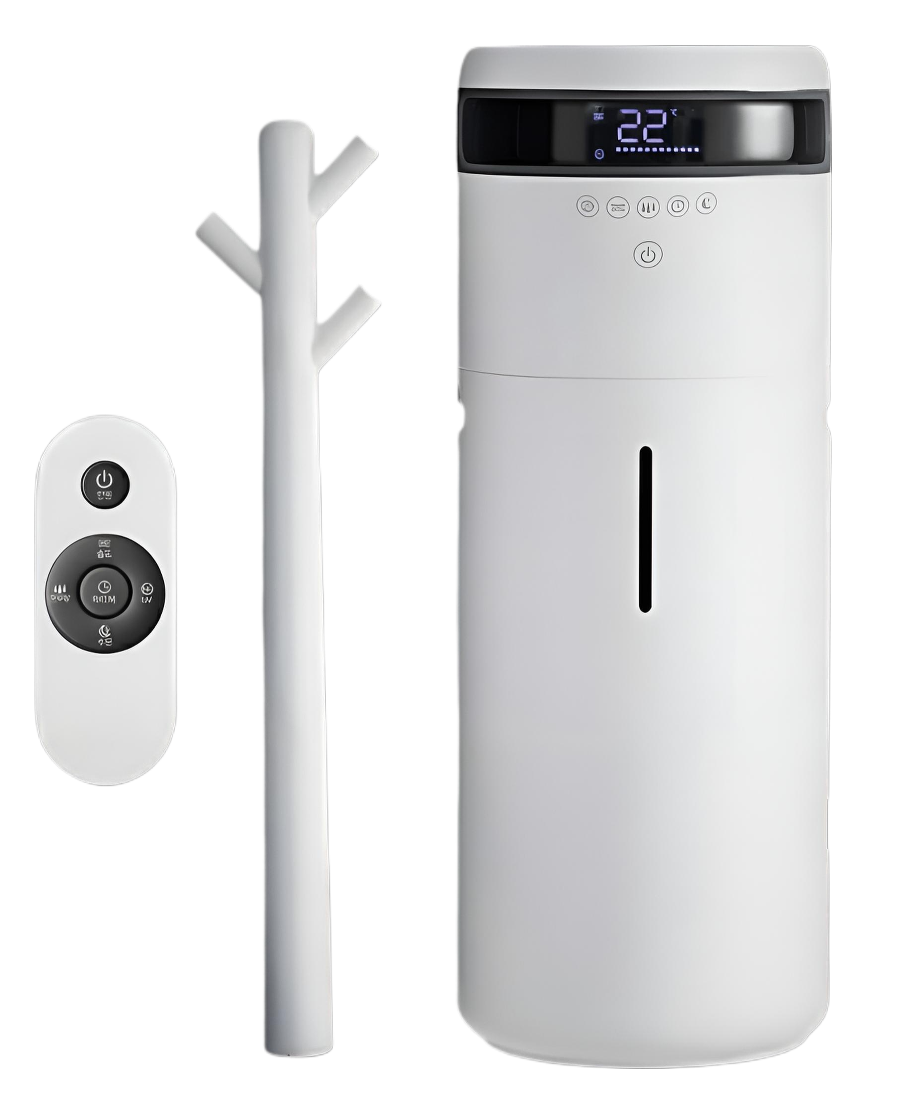 대용량 타워형 굴뚝 가습기 16L, 통세척 살균 신생아 사무실 가정용 아기 대형 세척편한 초음파 저소음 청소편한 UV살균 스마트, 화이트 129,500원