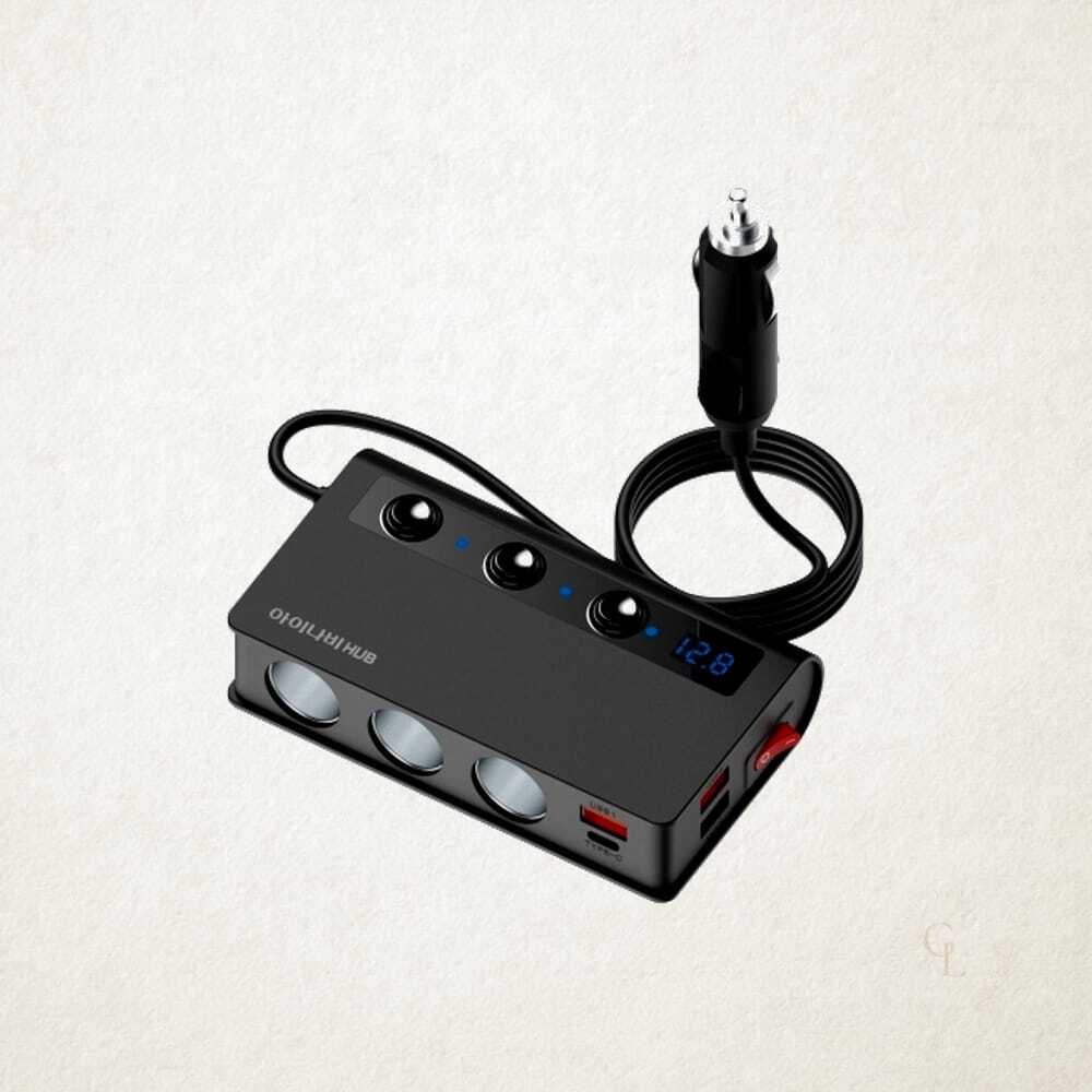 아이나비 차량용 멀티소켓 150W 7in1 시거잭 충전기 ISC-MHP01 1개입 44,000원