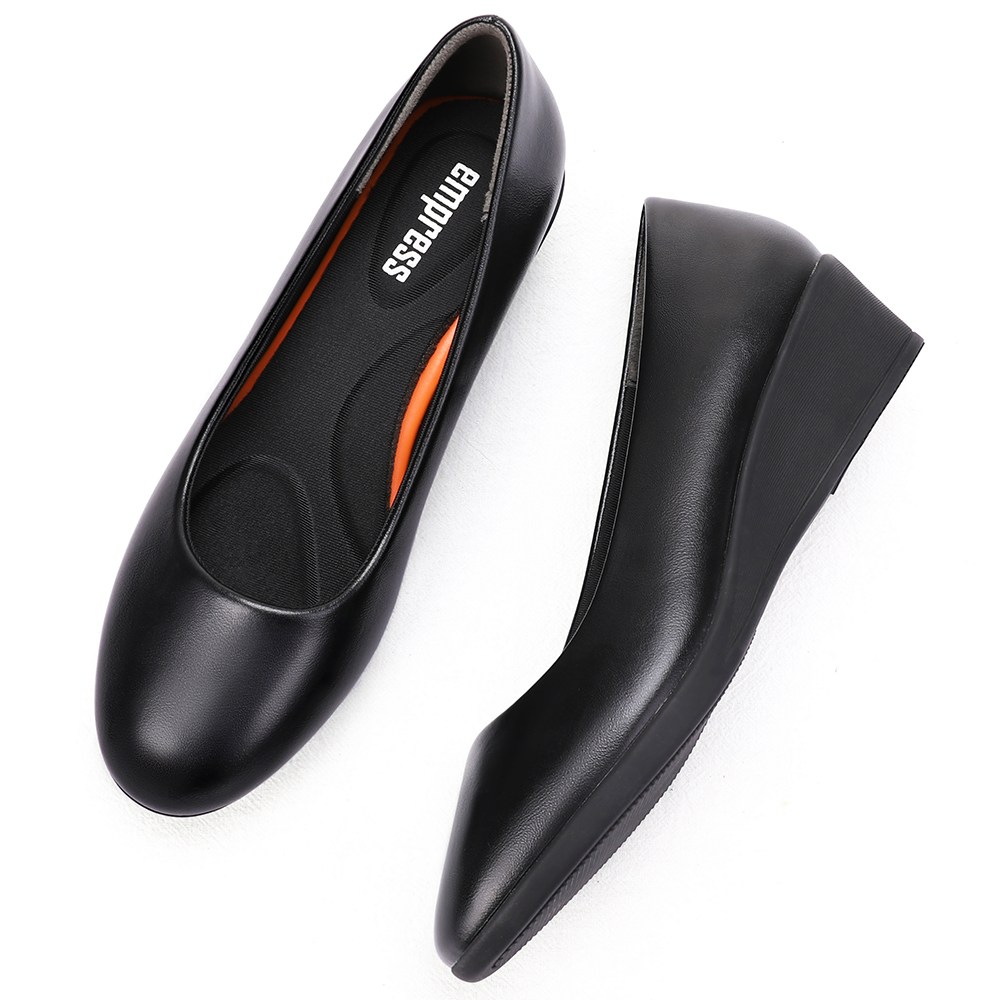 엠프리스 발편한 여성구두 승무원 면접 호탤리어 구두 기본 검정 EP-A5 유니화 49,000원