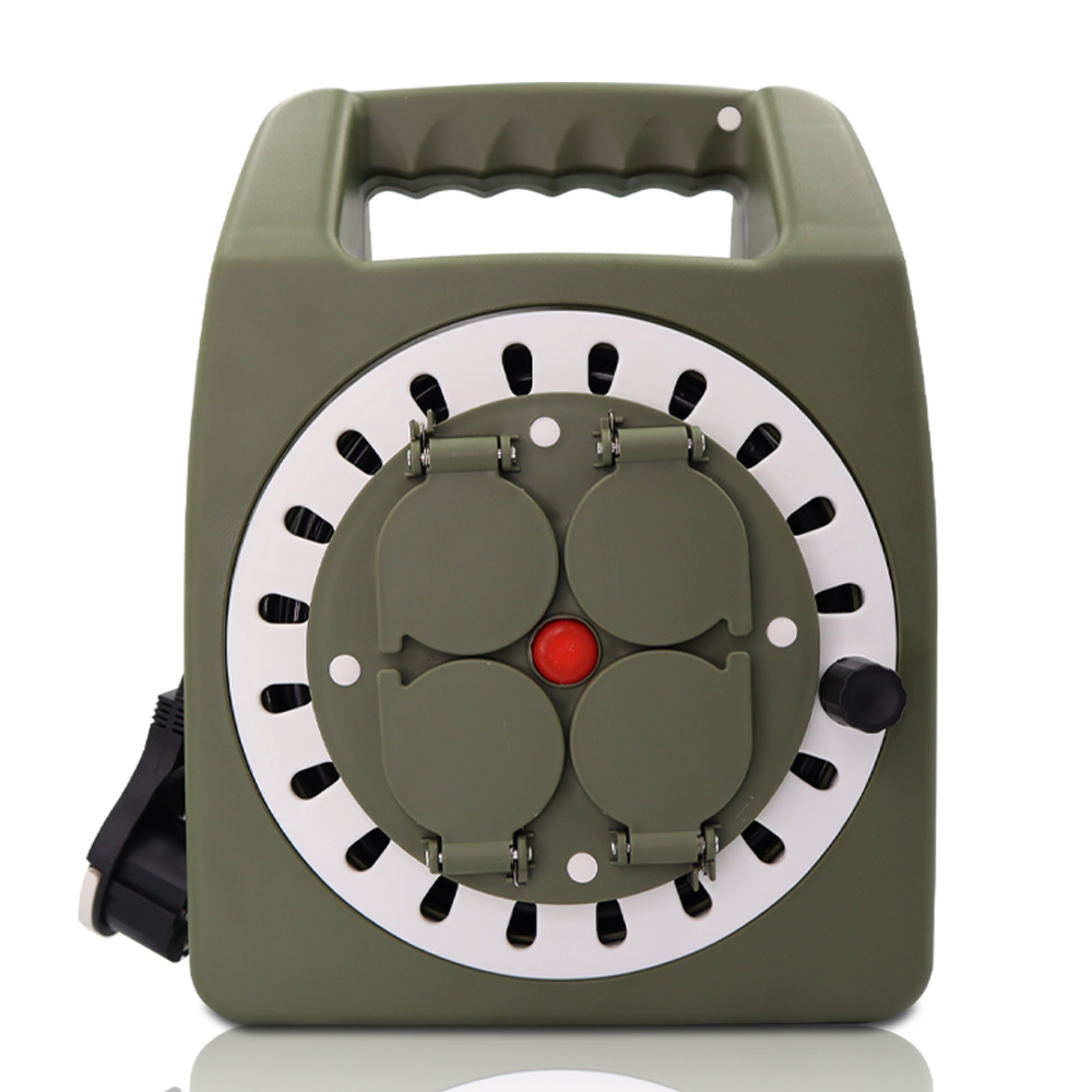 러그박스 케이블릴선 캡형 4구 ,LUG-G15MP, 20m, 카키, 1개 78,000원