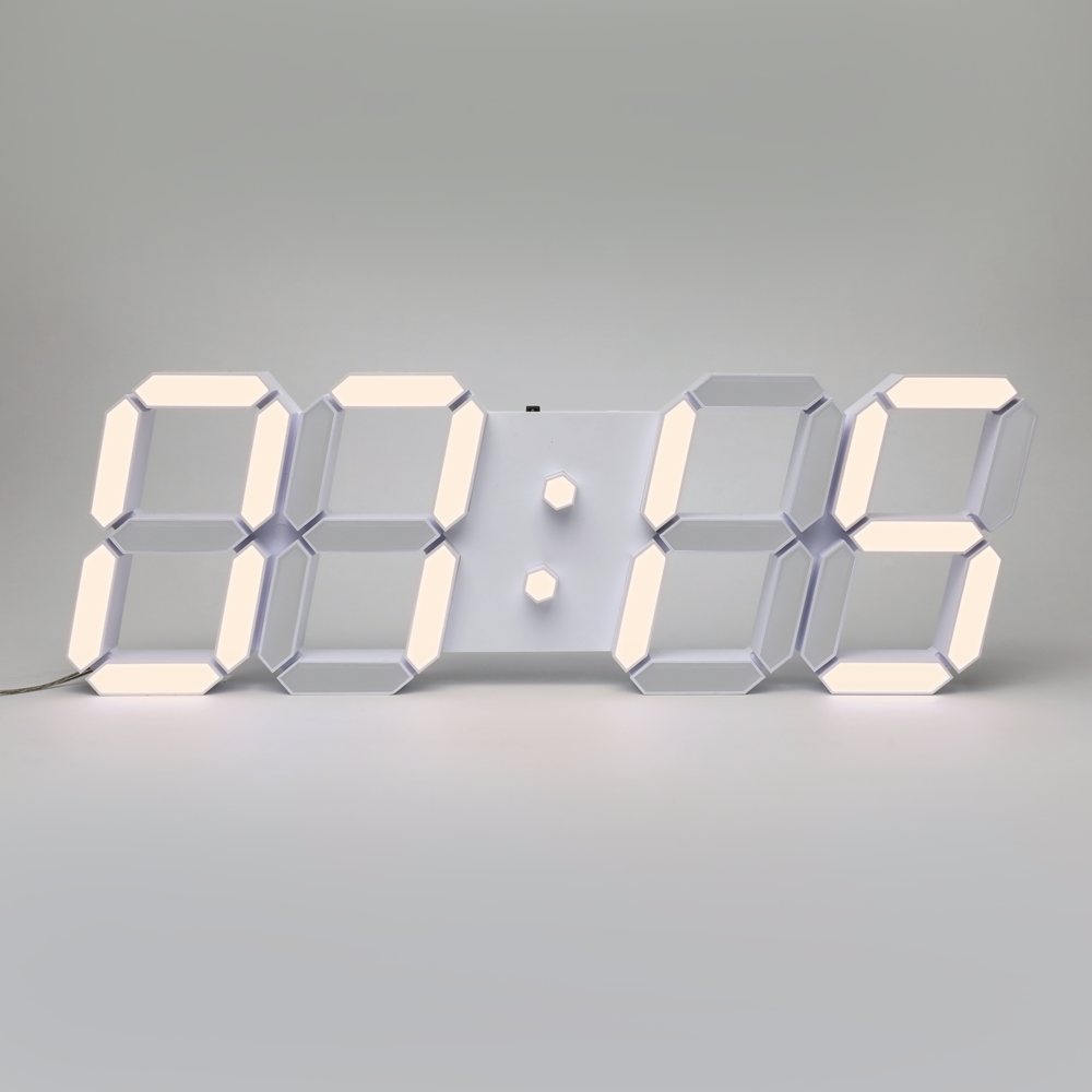 로이레트니 2세대 화이트모던 LED 벽시계 PLUS 3.3m, 오리지널 웜화이트 117,600원