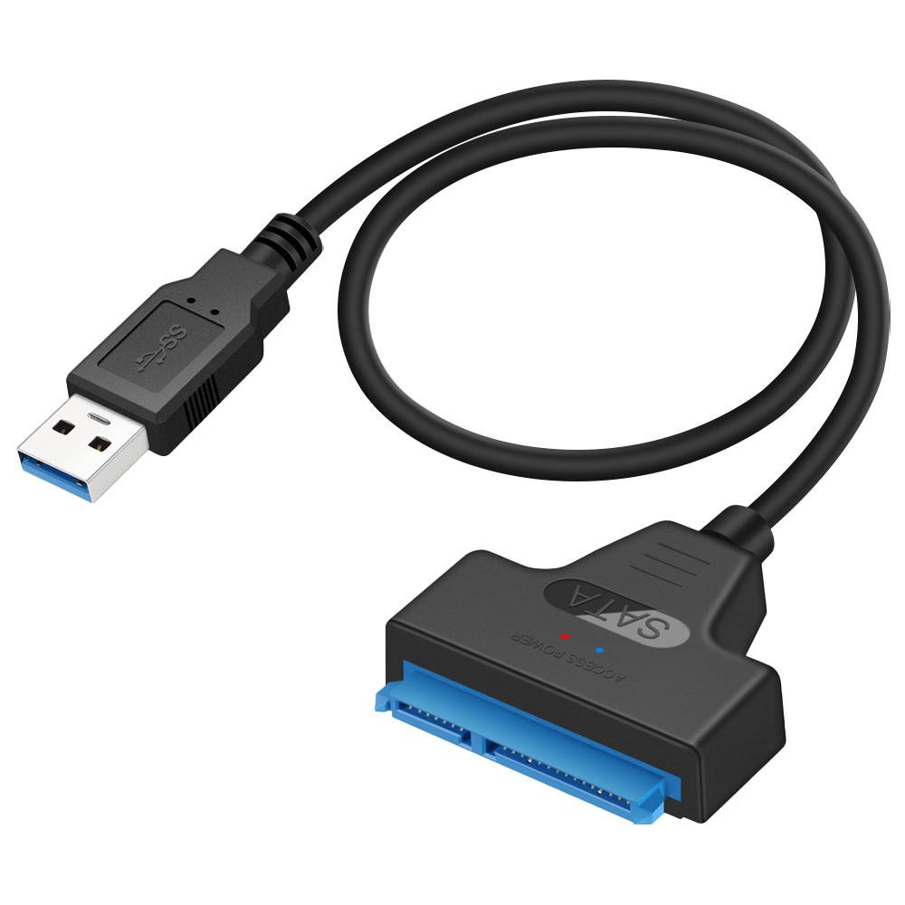 소켓 USB-A 3.0 to SATA 2.5형 외장하드 SSD HDD 변환 케이블 12,900원