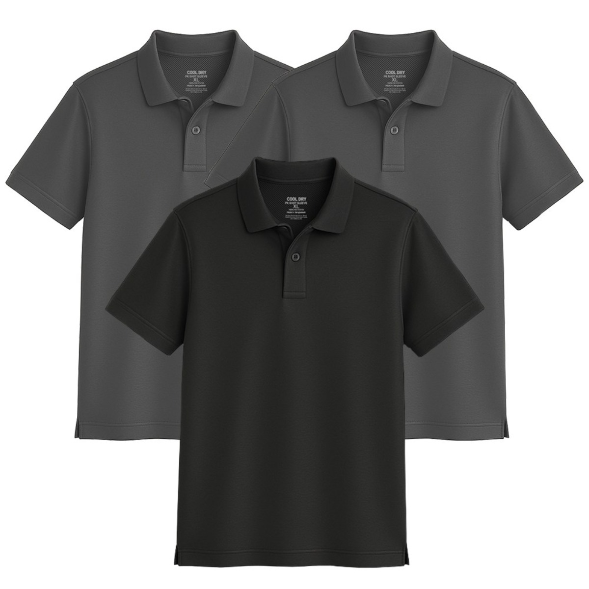 어니우니 쿨카라티 PK 반팔 빅사이즈 기능성 카라 쿨론 티셔츠 3p 세트 29,400원