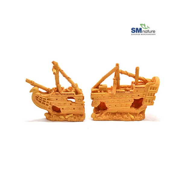 SM 인조 난파선 모형장식 [대] 9,000원