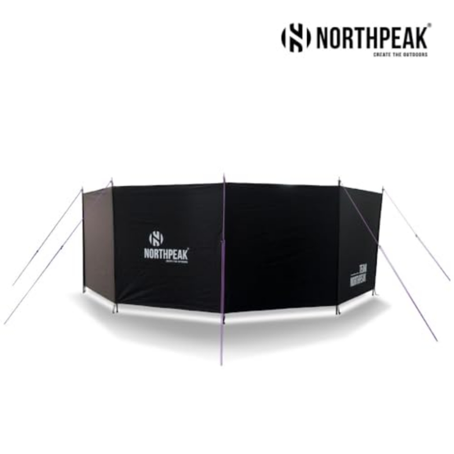 노스피크 Northpeak NOPK 윈드 브레이크 블랙 방풍막 캠핑 윈드스크린 컴팩트형 104,500원
