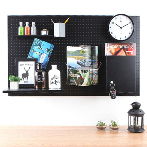 타공판닷컴 인테리어 원형 타공판 800x1500, 블랙, 1개 89,900원