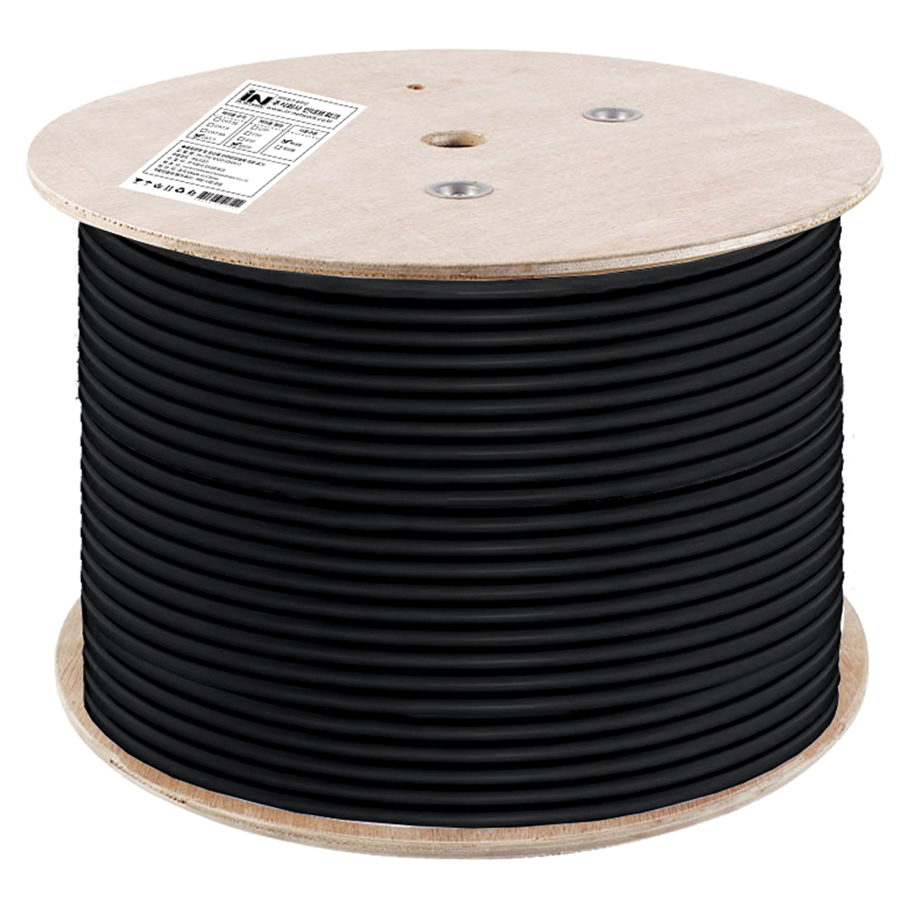인네트워크 CAT.7 SSTP CCA심선 제작용 랜케이블 드럼타입 IN-7SC100BK, 블랙, 1개, 100m 79,100원