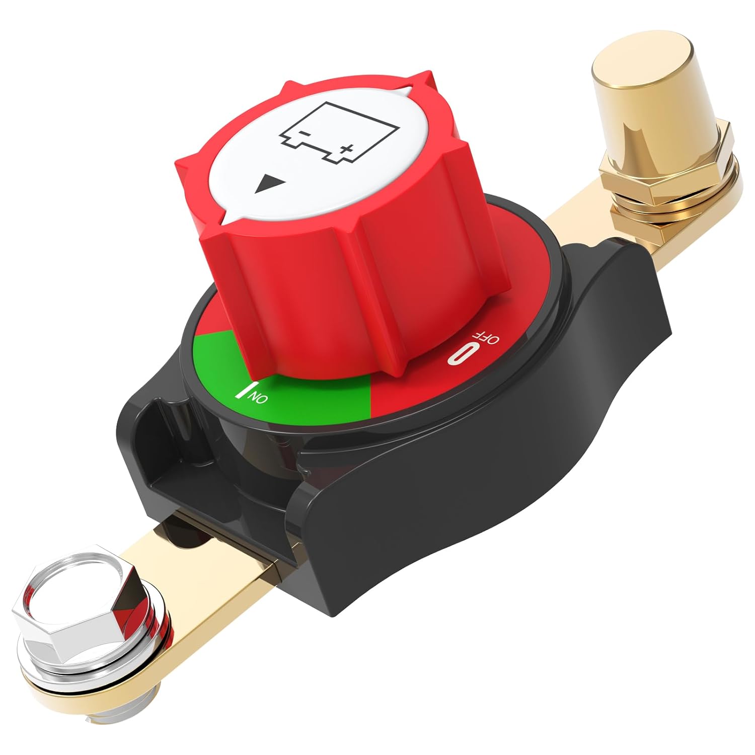 OnOff 275A 상단 포스트 배터리 분리 스위치 자동차 차량 RV 및 보트 용 12-48V 방수 헤비 듀티 해양 배터리 스위치 19,320원