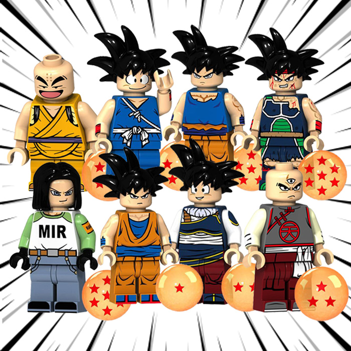 드래곤볼/드래곤볼슈퍼/드래곤볼Z 호환블럭 브릭미니피규어 캐릭터 8종 시리즈 VER.02 취미/수집/장식/컬렉션용 커스텀 블록피겨, 1개, 0209. 드래곤볼 8종 세트 VER.2(로켓) 26,000원