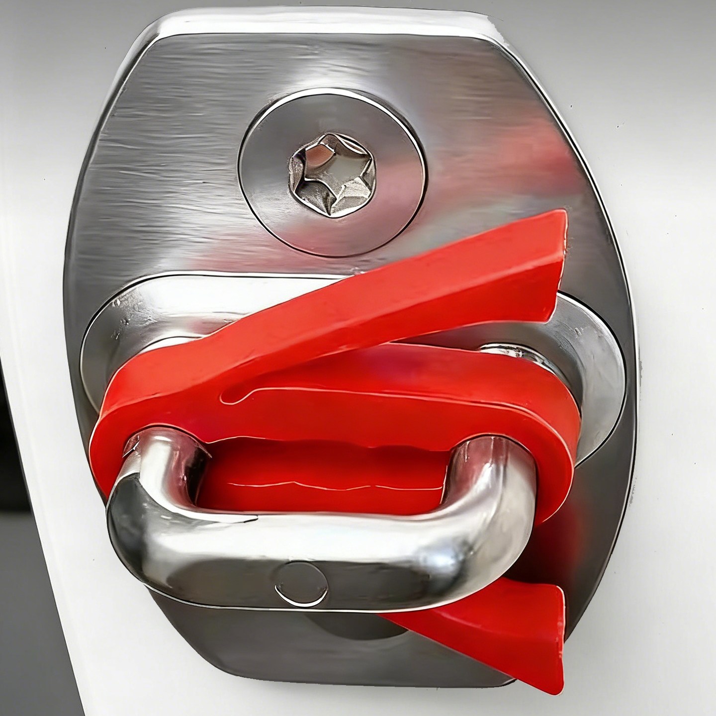 SEAMETAL 업그레이드 자동차 도어 잠금 버퍼 댐퍼 패드 4P 소음감소 충격흡수, 날개를 달다, 빨간색, 4개 9,900원