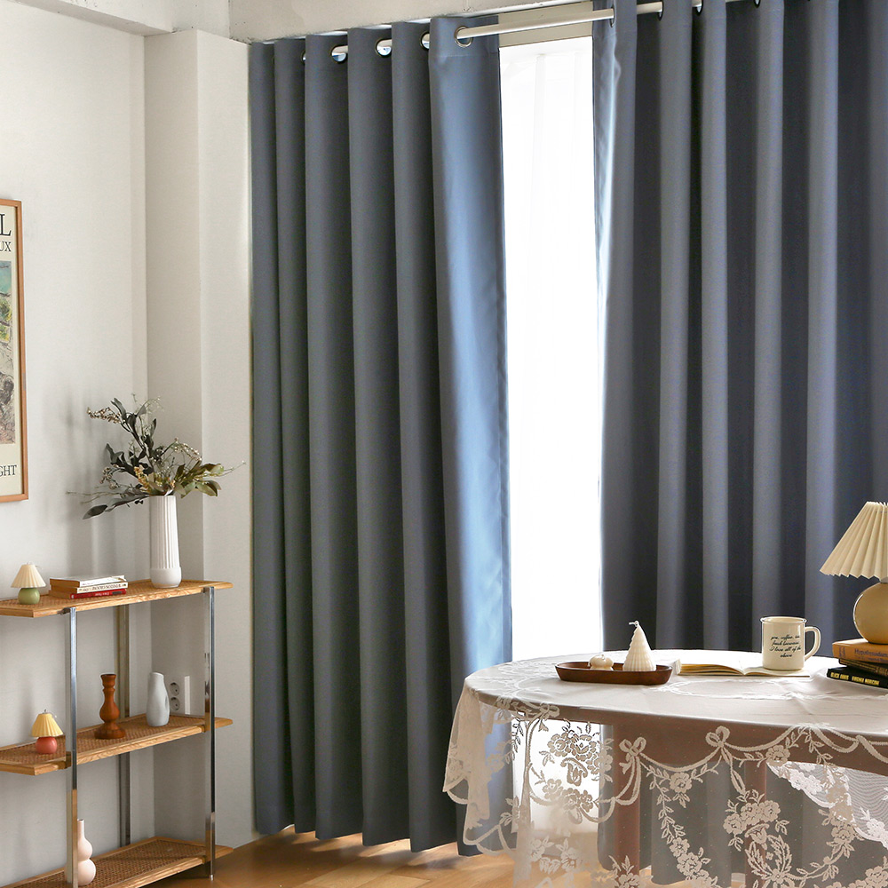 쁘리엘르 제이드2 아일렛 암막 커튼 2장 19,400원