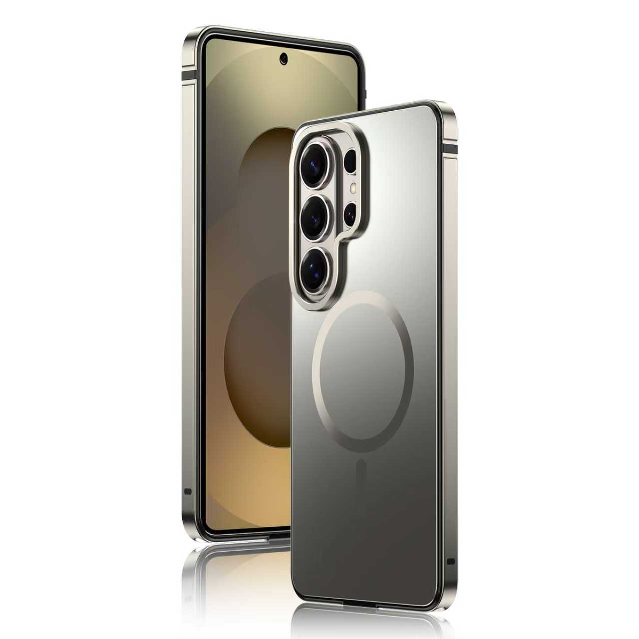 비즈니스용 삼성 호화롭다 금속 방충격 테두리 맥세이프 마그네틱 초박형 휴대폰 케이스 39,000원