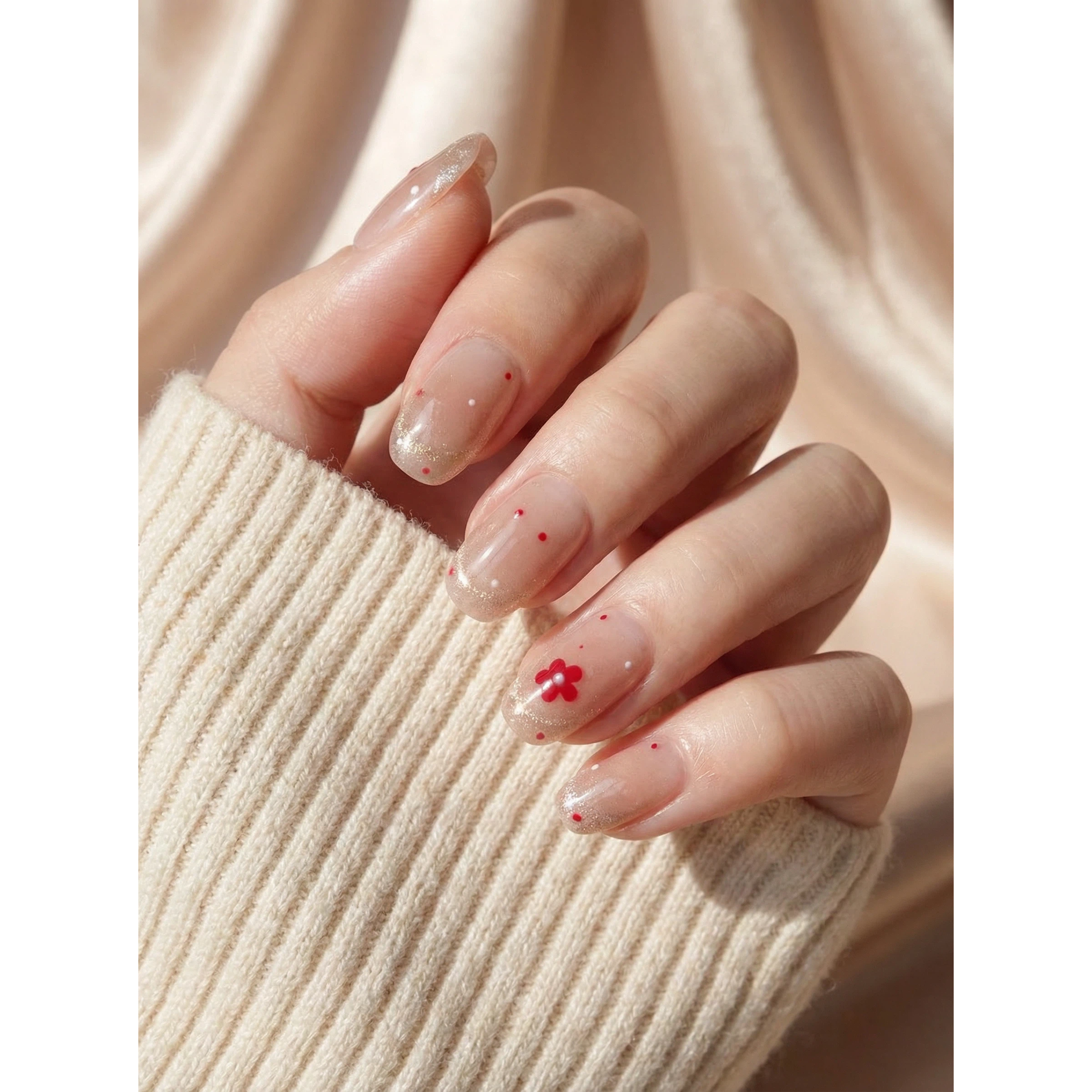 네일팁 붙이는 수제 네일아트 프리미엄 세트 S 사이즈 10pcs, 1세트, 07꽃수정 S 10,900원