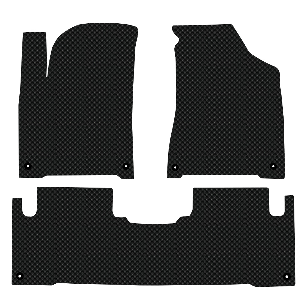 DXSOAUTO 코란도C (2010~2018) 전용 3D 엠보싱 차세대 고무매트 1열2열 세트, 블랙, 312 코란도C 59,000원