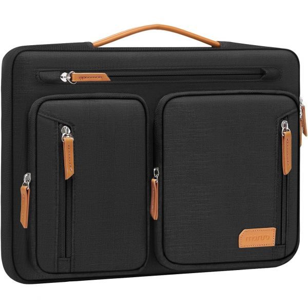 MOSISO 360 보호 노트북 케이스 13.3인치 13-13.3인치 슬리브 맥북 에어/프로 13/프로 14 HP 델 에이서 5개의 액세서리 포켓 및 벨트가 있는 사이드 오픈 59,900원