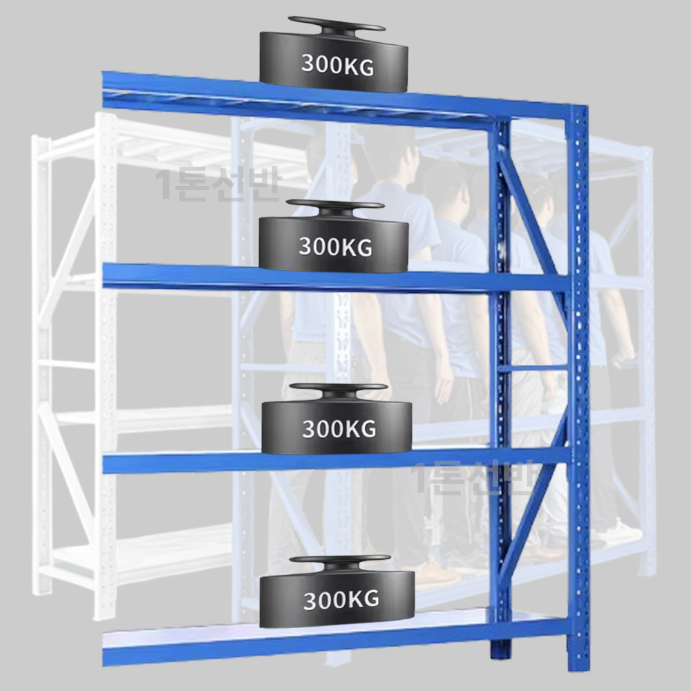 1톤선반 튼튼한 무볼트 철제선반 중량랙 앵글 창고 조립식 스피드랙 159,000원