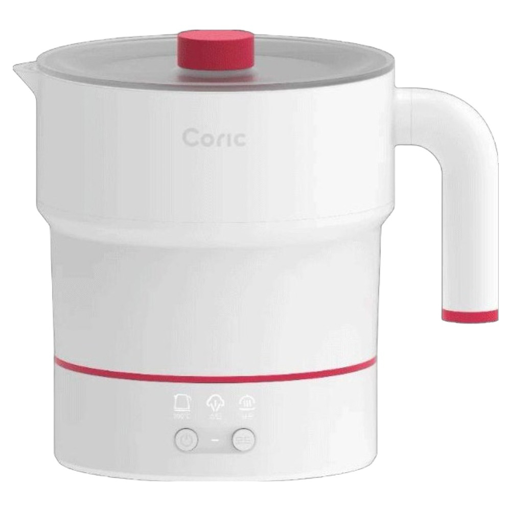 코릭 접이식 프리미엄 자동전압변환 전기포트 멀티쿠커 1.8L + 실리콘컵 세트, CO-801 69,900원