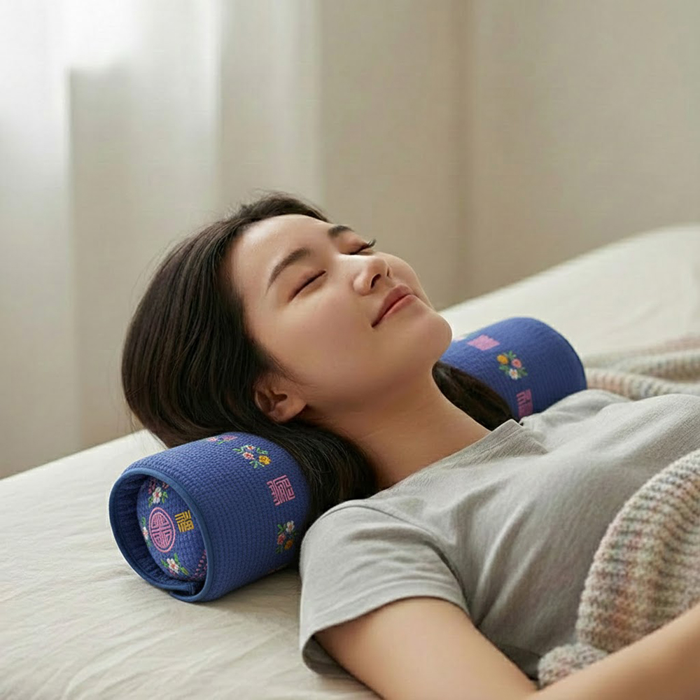 베고자니 피그먼트 편백메밀 목 베개, 파랑, 1개 18,500원