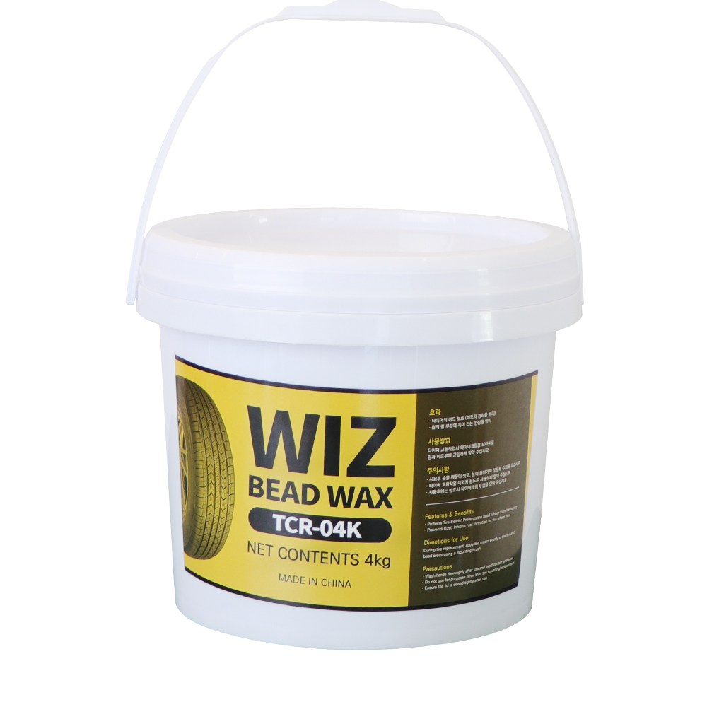 WIZ 타이어 크림 왁스 비드크림 타이어크림 4KG, 화이트, 1개 21,000원