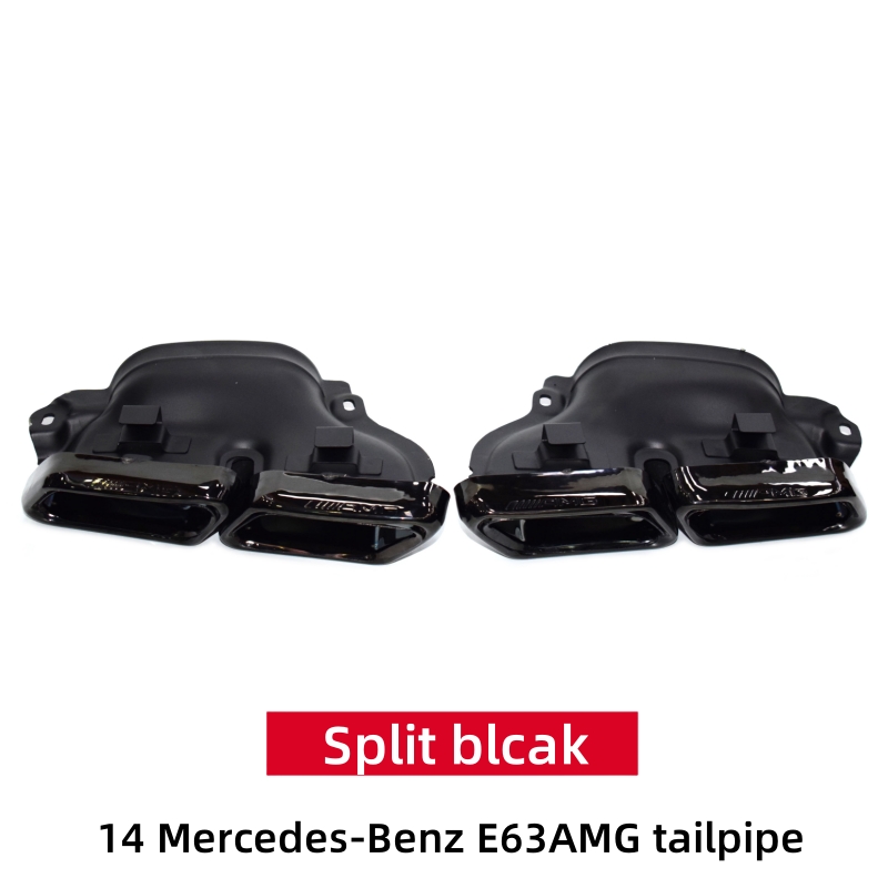 메르세데스 호환-벤츠 호환 E63AMG 블랙 사각형 마우스 테일 파이프 쿼드 아웃렛 팁 배기 머플러 14개에 199,500원