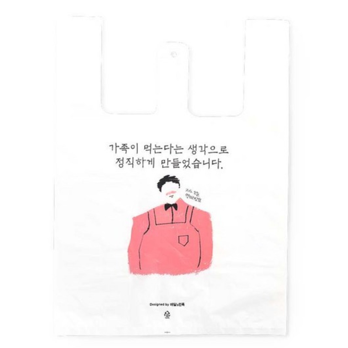 배민상회 비닐봉투 (대) 가족이 먹는다는 생각으로 배달봉투, 35L, 500개 40,400원