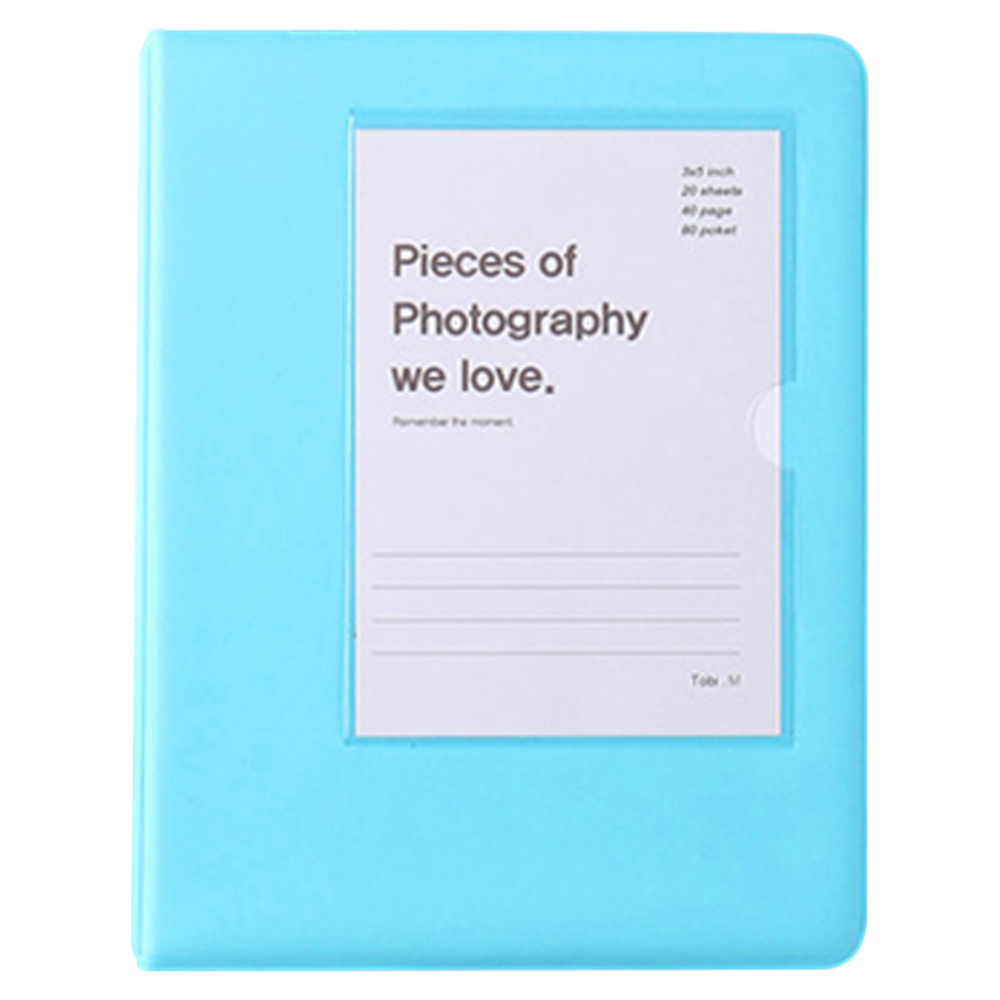 토비앨범 포켓앨범 백지 5x7, 블루, 40매 12,500원