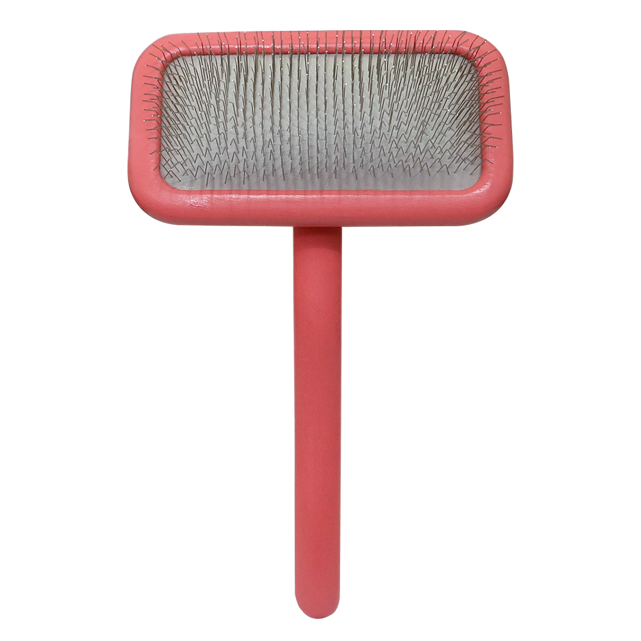 리케이 강아지 아이리스 슬리커 브러쉬 M, 핑크우드, 1개 28,000원