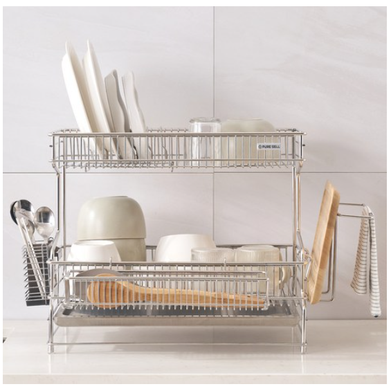 퓨어셀 접시꽂이 확장형 304 올스텐 1단 쟁반형 식기건조대 208,000원