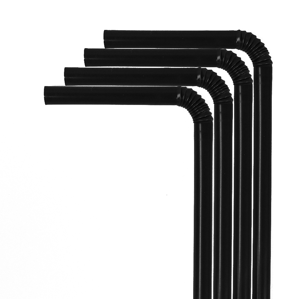 자바라빨대 검정 스트로우 7x250mm 개별포장 4팩 (2000개) 18,710원