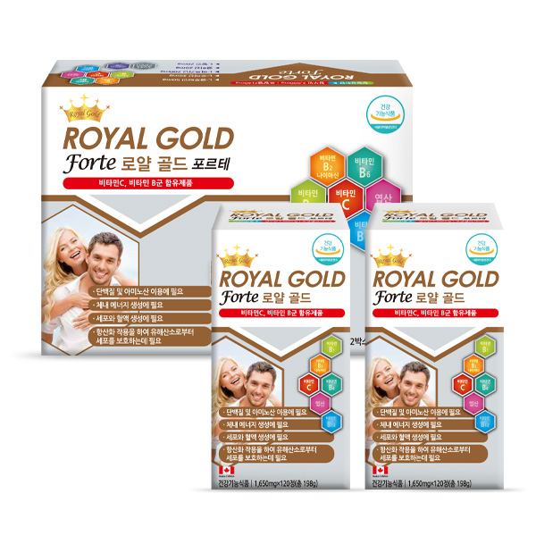 로얄 골드 포르테 120정 2통 240정 4개월분, 2개 70,000원
