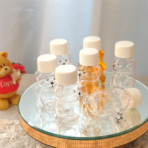 미니베어 PET 60ml 5개1세트 작은투명보틀 답례품 구디백 소스통 더치커피 과일청 5,400원