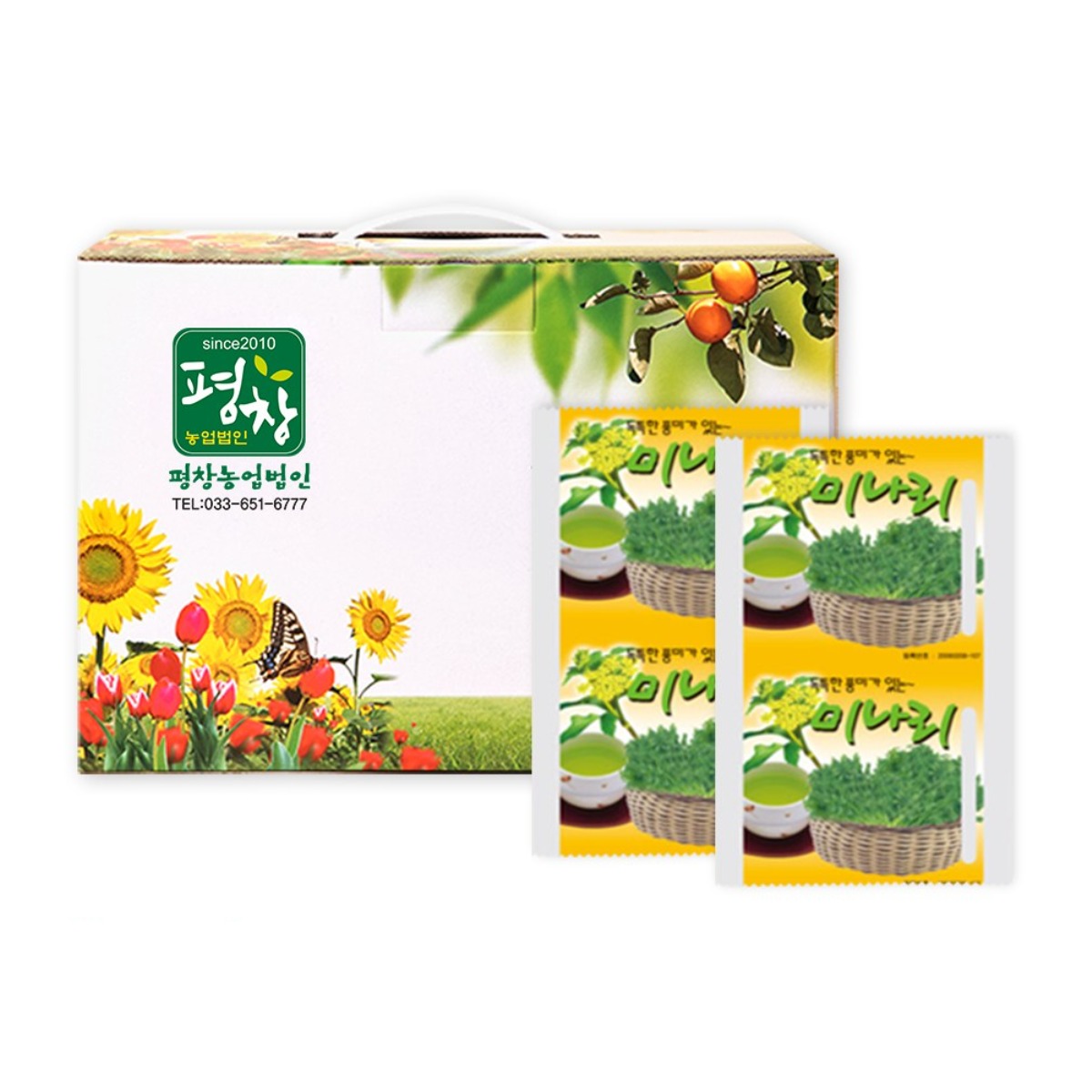 [평창농업법인] 국내산 미나리100% 강원도 돌미나리즙(120mlX50팩), 120ml, 50개 60,000원