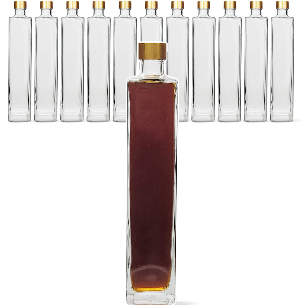 미르코리아 슬림 사각 하바리움 유리병 스크류 골드 33,750원