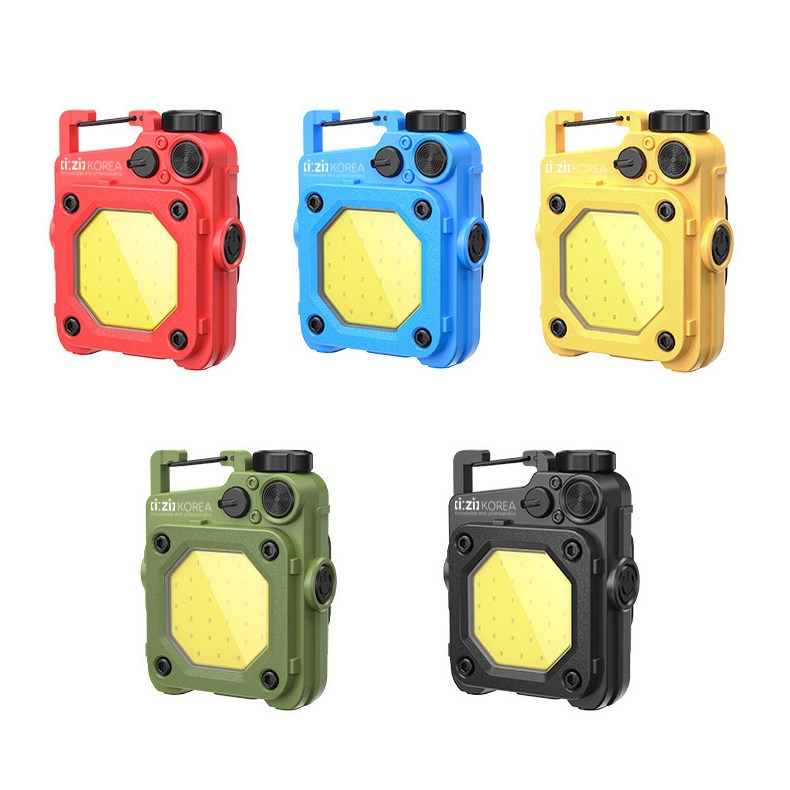 충전식 LED 라이트 COB 고리형 손전등 7,020원