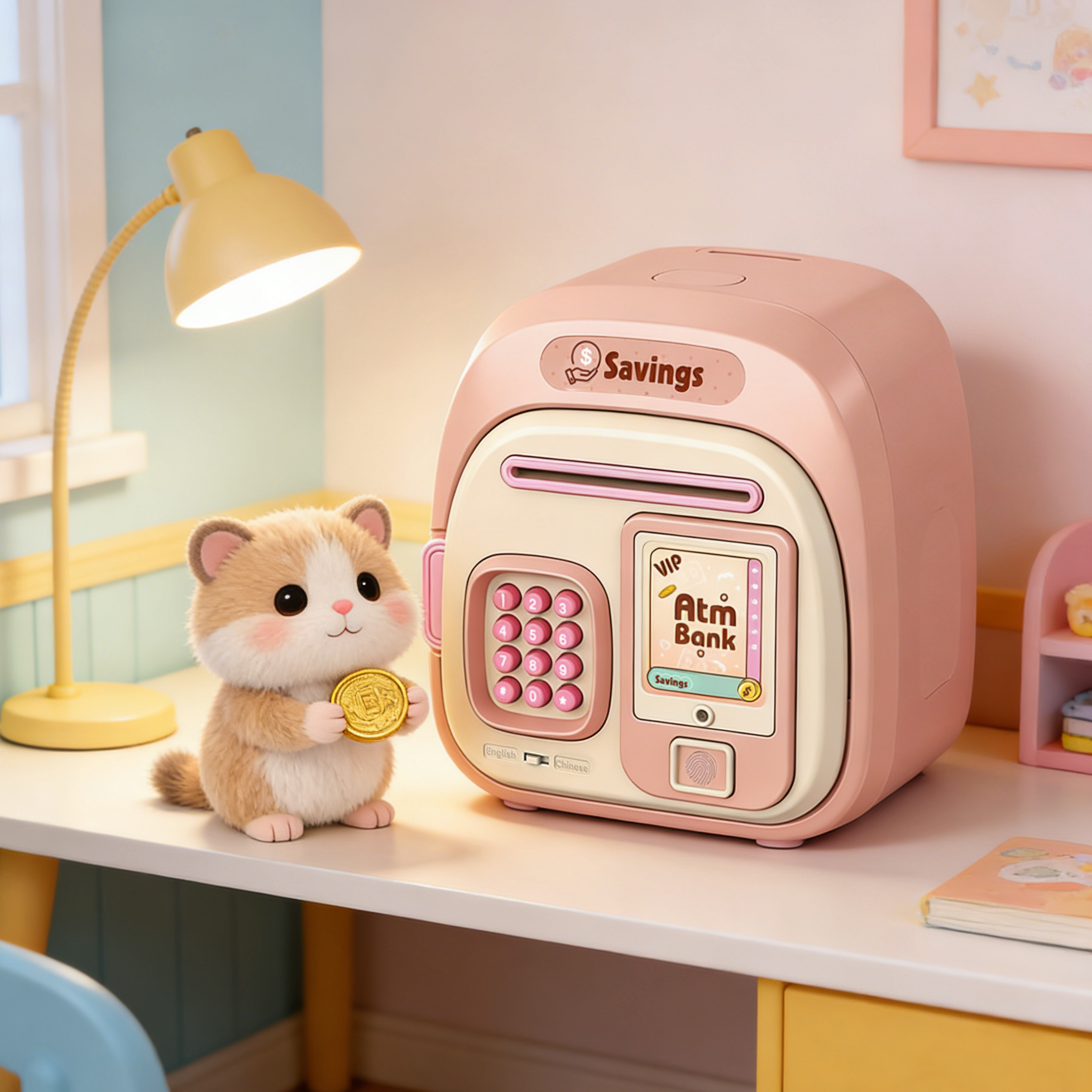 LOTUSNEX 디지털 저금통 비밀번호 금고 동전 ATM 미니금고 지폐 저금통 34,900원