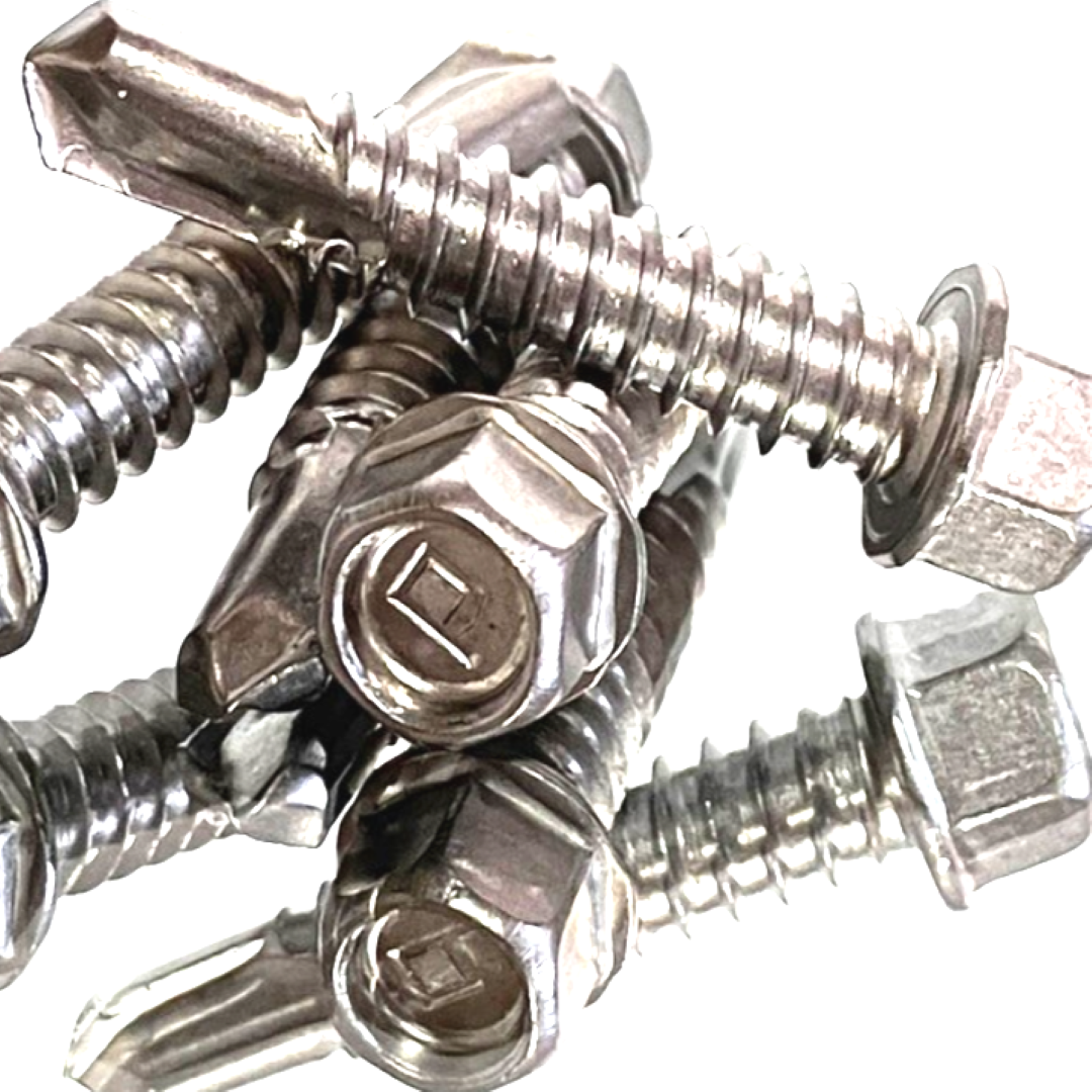 스텐 410 육각 직결피스 스크류볼트 판넬 철판용 세덱스 #14(6.4mm) 19~150mm, 200개 20,630원