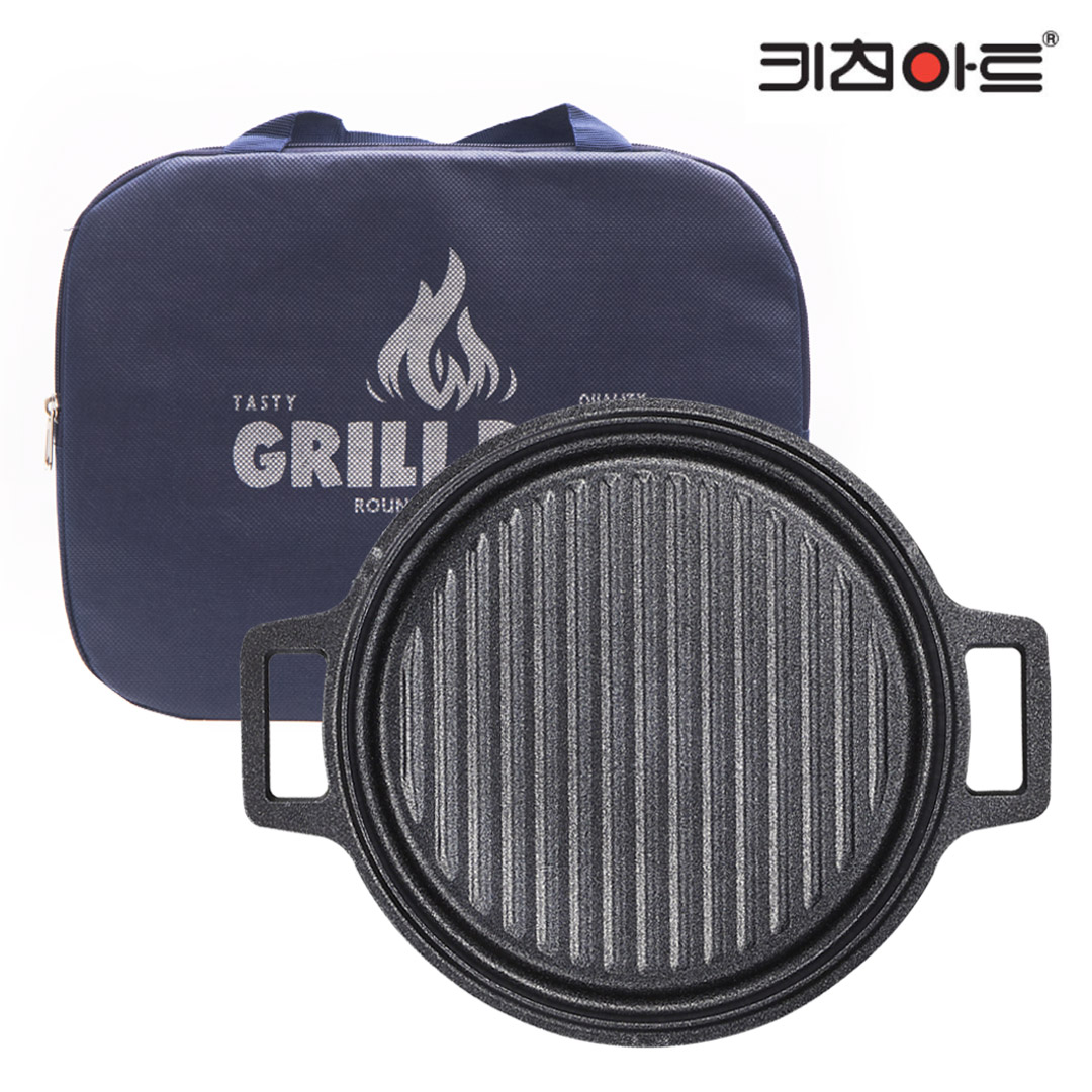키친아트 라운드 그릴팬 + 전용가방 22,800원